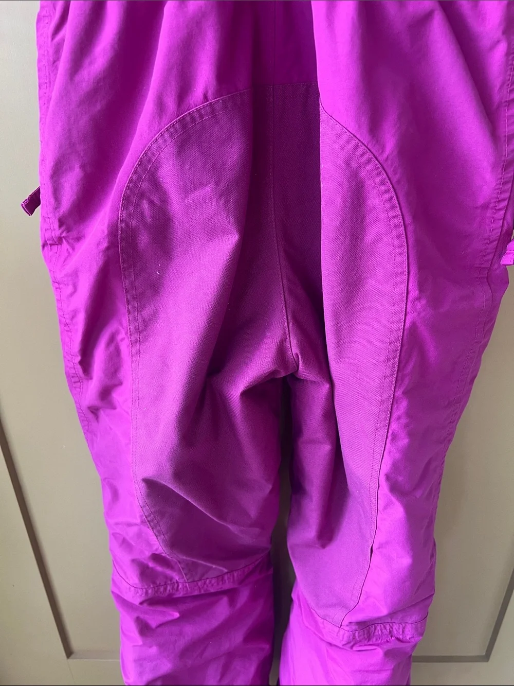 Land’s End Magenta Kids 10 Slim Squall Growalongs Ski Bibs